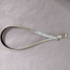 Sheka by Faco In'tl | Sz: S | Gold | Genuine Snake Skin Belt | Repurpose